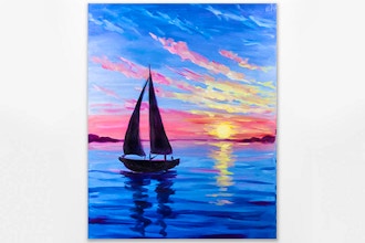 Paint Nite: Moment on the Ocean